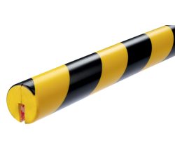 Beschermingsprofiel Durable E8R hoek 1m geel zwart