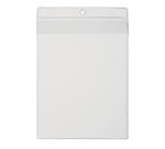 Durable A4 Signage Pocket Transparent Hanging Hole 10 Pieces