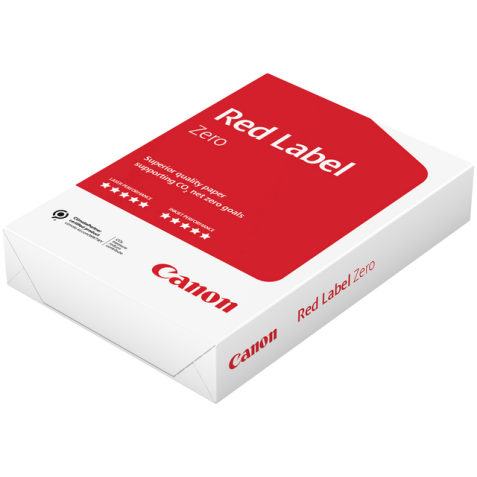 Papier copieur Canon Red Label Zero A4 80g blanc 500 feuilles