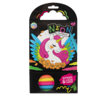 Album de coloriage 15x15cm 40 feuilles 5 marqueurs néon