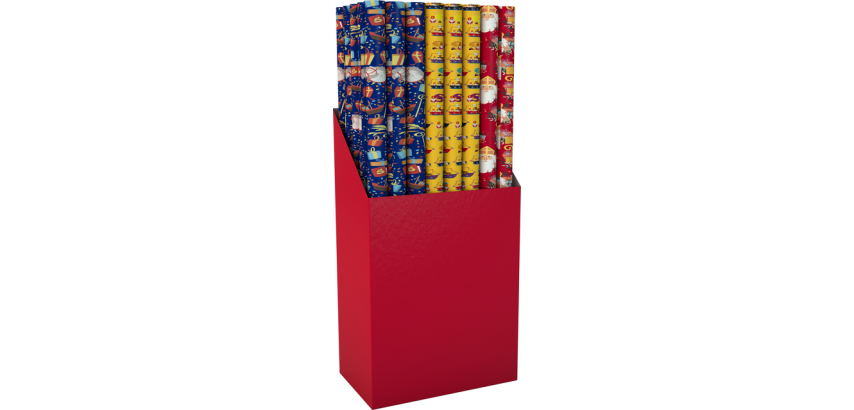 Saint Nicholas gift wrap 300x100cm assorted