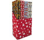Papier cadeau Sint 200x70cm assorti