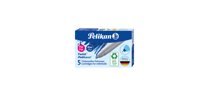 Recharge roller Pelikan ECO KM/5 0,3mm bleu