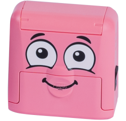 Textielstempel Colop Marky personaliseerbaar roze