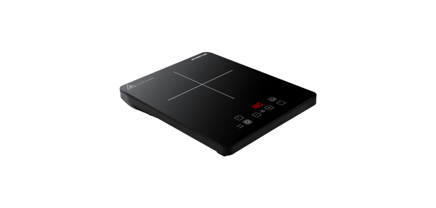 Inventum black 1-zone induction hob