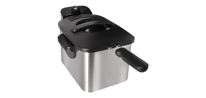 Inventum 3-liter stainless steel deep fryer