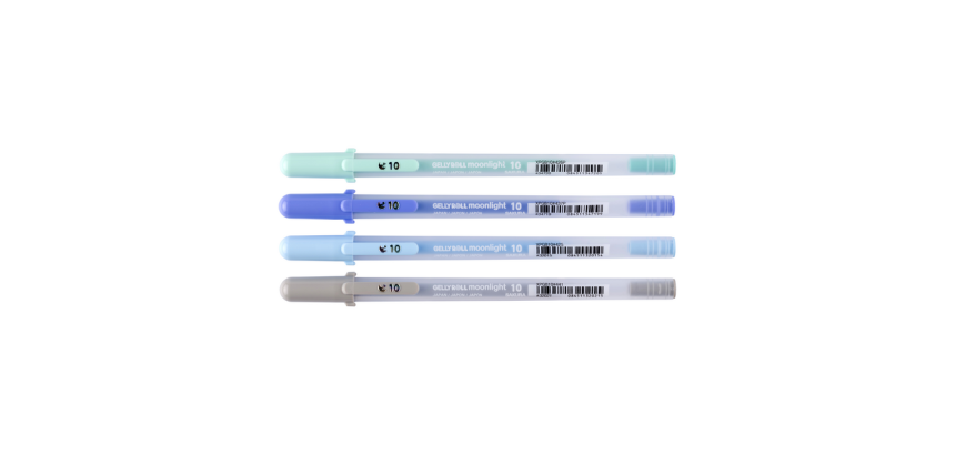 Sakura Gelly Roll Moonlight Gel Pen 10 Aurora Set 4 Colors
