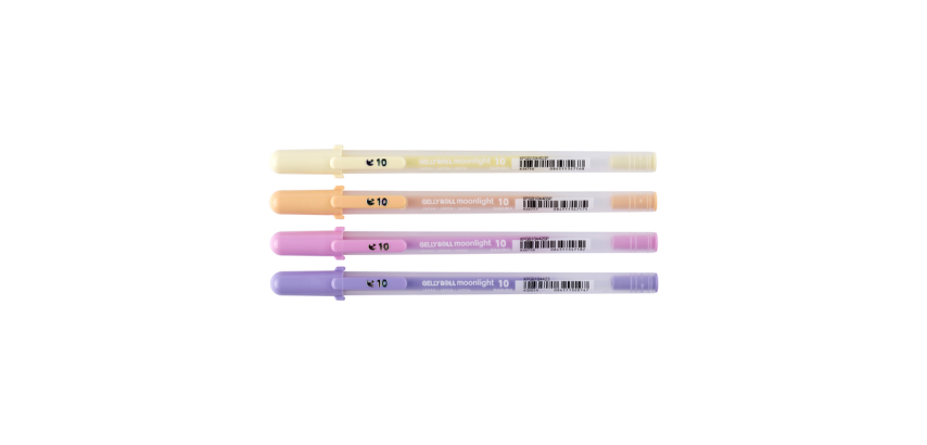 Gelschrijver Sakura Gelly Roll Moonlight 10 sunrise set à 4 kleuren
