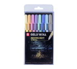 Gelschrijver Sakura Gelly Roll Moonlight 10 pastel set à 8 kleuren