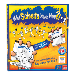 Spel Wat schets je me nou?! 6 spelers