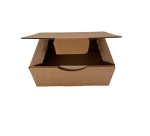 Boîte postale IEZZY 330x250x80mm cannelure B marron