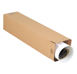 Tube d'expédition carré IEZZY 1200x120x120mm marron