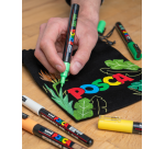 Weißer Pigment-Tintenmalstift mit wasserbasierter Tinte und extragroßer Spitze PC17K BL