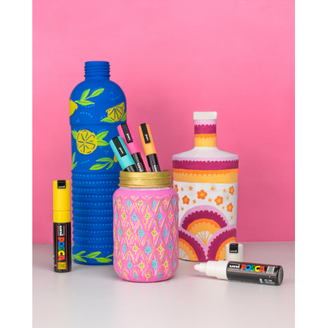 Marqueur peinture Posca PCM22 MOP'R noir