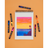 Marqueur peinture Posca PCM22 MOP'R noir