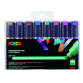 Verfstift Posca PC8K breed schuin metallic assorti set à 8 stuks