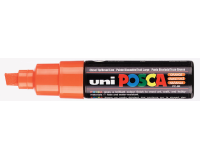 Paintmarker Uni POSCA PC8K breed schuin donker oranje
