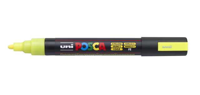 Posca PC5M Medium fluoreszierend gelber Farbmarker