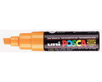 Paintmarker Uni POSCA PC8K breed schuin oranje