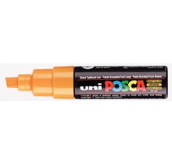 Paintmarker Uni POSCA PC8K breed schuin oranje