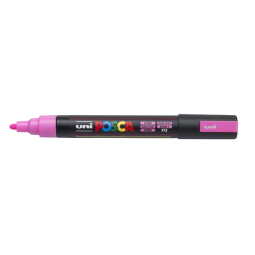 Verfstift Posca PC5M medium fluor roze