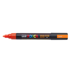 Verfstift Posca PC5M medium fluor oranje