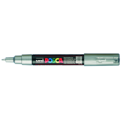 Paintmarker Uni POSCA PC1MC extra fijn zilver