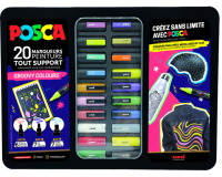 Marqueur peinture Groovy Colours assorti coffret métal de 20 pièces