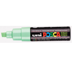 Paintmarker Uni POSCA PC8K breed schuin lichtgroen