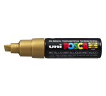 Marqueur peinture Posca PC8K Large biseau or