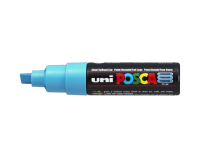 Marqueur peinture Posca PC8K Large biseau turquoise fluo