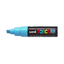 Verfstift Posca PC8K breed schuin fluor turquoise