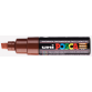 Verfstift Posca PC8K breed schuin bruin