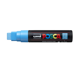 Marqueur peinture Posca PC17K Extra Large rectangulaire bleu ciel
