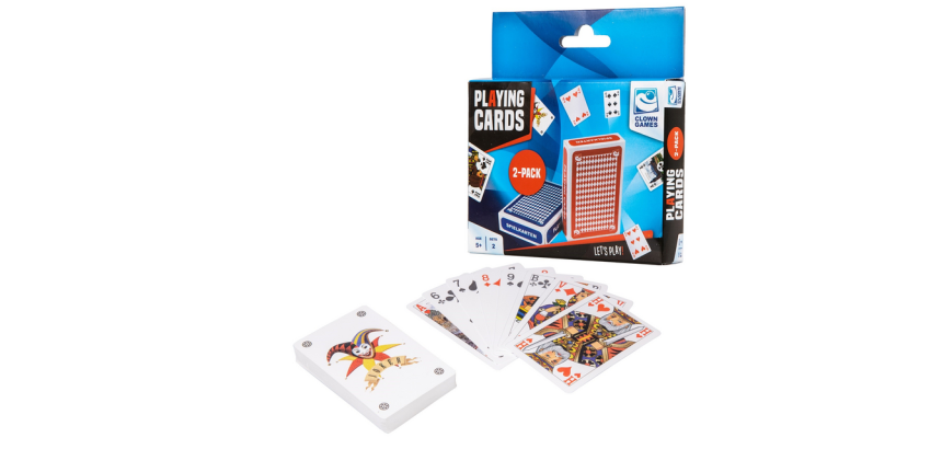 Speelkaarten Clown set van 2