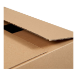 Foldable Shipping Box IEZZY 200x150x100mm B-flute brown