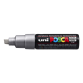 Verfstift Posca PC8K breed schuin zilver