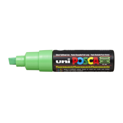 Marqueur peinture Posca PC8K Large biseau vert fluo