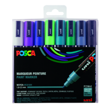 Verfstift Posca PC5M medium koel assorti set à 8 stuks