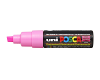 Paintmarker Uni POSCA PC8K breed schuin fluor roze