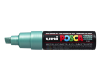 Marqueur peinture Posca PC8K Large biseau vert métal
