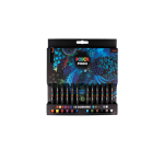 Kleurpotloden Posca assorti set à 12 stuks