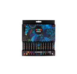 Kleurpotloden Posca assorti set à 12 stuks