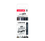 Fineliner Uni-ball Pin Musthave Handlettering set à 5 stuks assorti