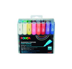 Marqueur peinture Posca PC1MC Extra Fin assorti set 16 pièces
