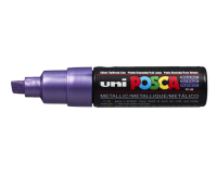Marqueur peinture Posca PC8K Large biseau violet métal