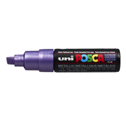 Marqueur peinture Posca PC8K Large biseau violet métal