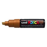 Paintmarker Uni POSCA PC8K breed schuin brons
