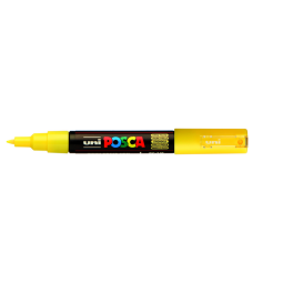 Marqueur peinture Posca PC1MC Extra Fin jaune paille