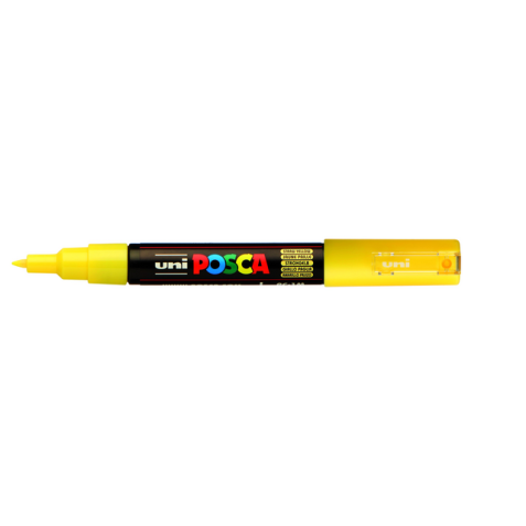 Marqueur peinture Posca PC1MC Extra Fin jaune paille